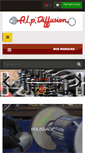 Mobile Screenshot of alpdiffusion.com